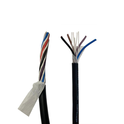 quality  24 Awg PUR Cables PUR 4 Core Electrical Cable Heat Resistant PVC Insulation factory