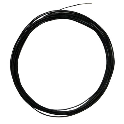 Silver Plated Stranded Copper FEP Insulation Wire Black 600V 22AWG