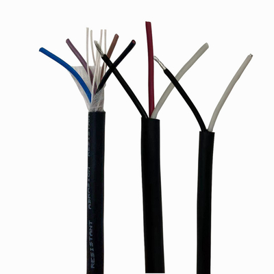 3 Core 4 Core ETFE Insulated PUR Jacket Cable 18 22 24 Gauge