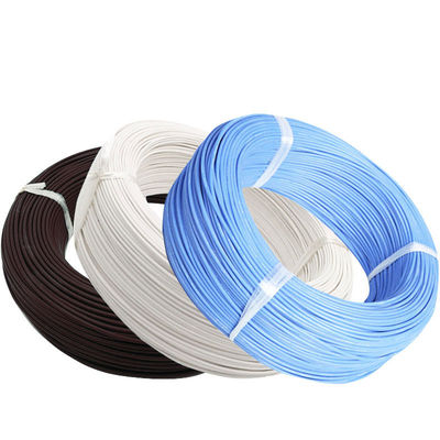 High Temperature Silver Plated Copper PFA Insulated Wire with Multiple AWG Sizes AC600V Rated and 1-5 Core Options