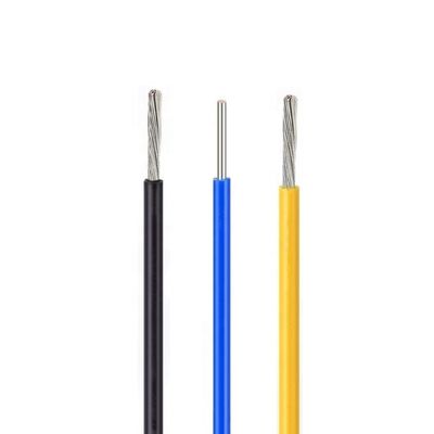 Silver Plated PFA Insulated Wire with -60~+250℃ Temperature Range 10 Base Colors and Three Year Shelf Life