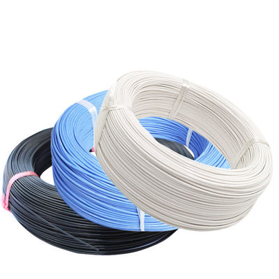 22AWG PFA Insulated Silver Plated Copper Wire with AC600V Rated Voltage for 1-5 Core Applications in 0.05-6mm2 Sizes
