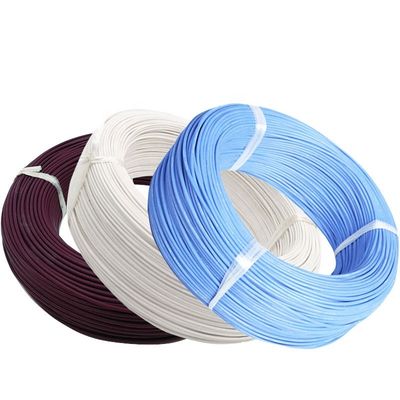 19 Strands Silver Plated Copper PFA Heating Wire with AC600V Rated Voltage and Multiple AWG Sizes