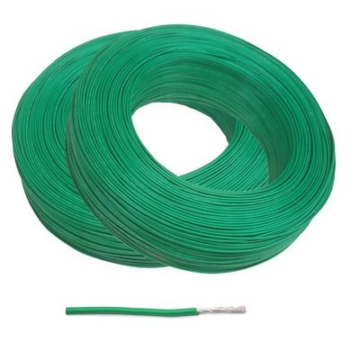 24awg 19/36 Stranded PFA Insulated Silver Plated Copper Wire with Chemical Resistance and 9 Colors Available