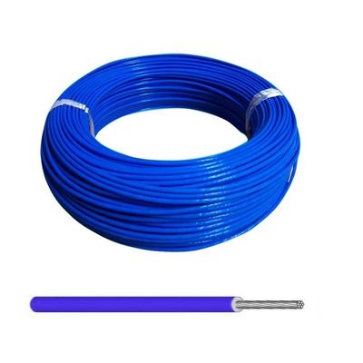 24awg 19/36 Stranded PFA Insulated Silver Plated Copper Wire with Chemical Resistance and 9 Colors Available