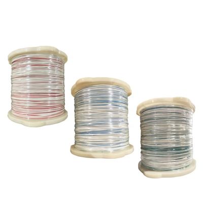 Double Color High Temperature FEP Coated Wire with -60~+200°C Range and Round Stranded Conductor