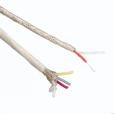 4 Cores Fluoroplastic Shielded Cable Silver Plated Braided FEP PFA PTFE Insulated Wire