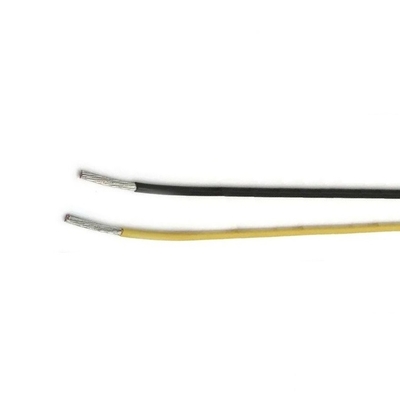 Silver Plated 18 AWG high temperature Wire Fluorine Plastic Yellow Color