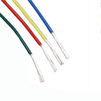 Electrical PTFE Insulated Wires Copper Wire Heat Resistance Various Colors