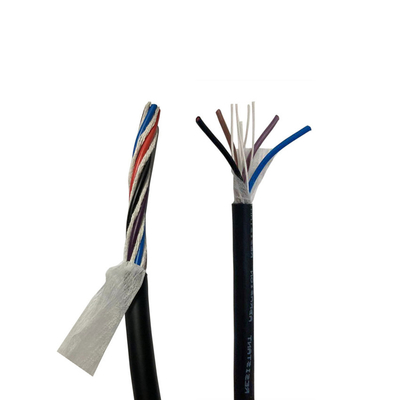 24 Awg PUR Cables PUR 4 Core Electrical Cable Heat Resistant PVC Insulation