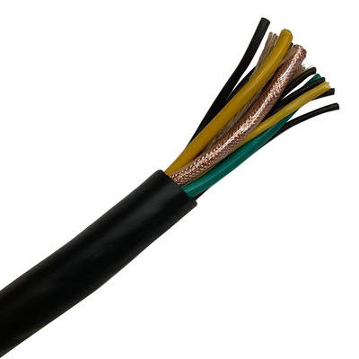 Shielded PUR Cables Multi Conductor Cable 20 Awg Flame Retardant