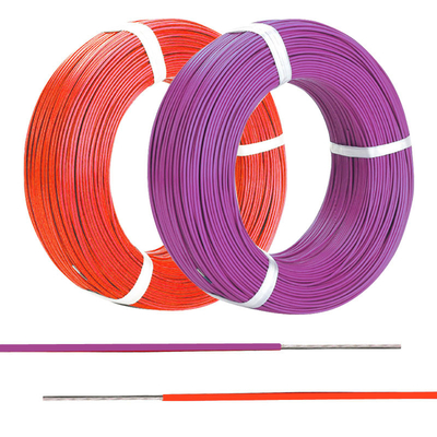Stranded high temperature Coated PTFE Insulated Wires 18 20 22 AWG For Outdoor Lighting