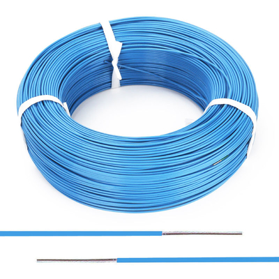 Blue Color PFA Insulated Wires16 18 14 Gauge Solid Core Wire High Temp Wire