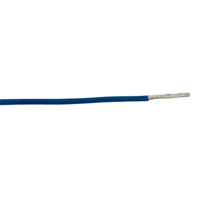 Blue 30 AWG high temperature Wire Braided Tin Coated Copper Wire