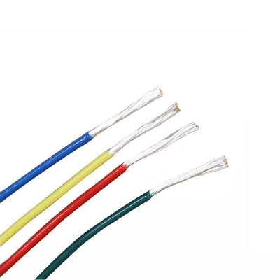 110V 24 AWG Silver Coated Copper Wire high temperature Insulated 9 Colors