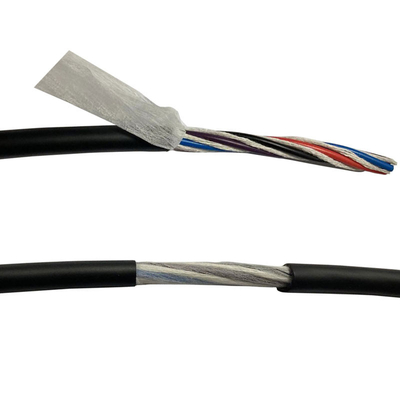 PVC Sheath Robotic Cable 4 Core Shielded Cable High Flexible