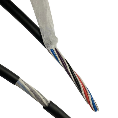 PVC Sheath Robotic Cable 4 Core Shielded Cable High Flexible