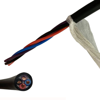 0.75mm Multi Conductor PVC Insulated Sheathed Cable  4 Cores